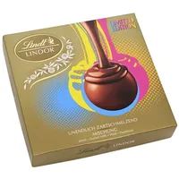 Lindt Lindor Pop Art Präsent Mischung Schokolade Packung 187g