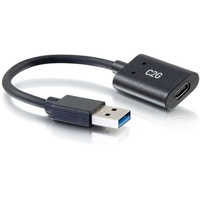 C2G 15CM USB-C weibliche to USB-A mannlichen SuperSpeed USB 5Gbps Adapter Converter, Compatible with Smartphones, Tablets and Laptops