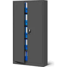 Jan Nowak C001H Aktenschrank 195 x 90 x 40 cm anthrazit