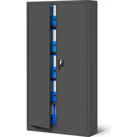 Jan Nowak C001H Aktenschrank 195 x 90 x 40 cm anthrazit