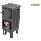 Magnus Markone Magnus Kaminofen mit Schamottstein GT9 schwarz Ofen für den Außenbereich