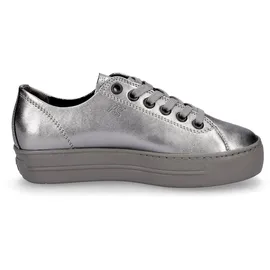 Paul Green Pauls Damen Plateau-Sneaker Silber 38,5