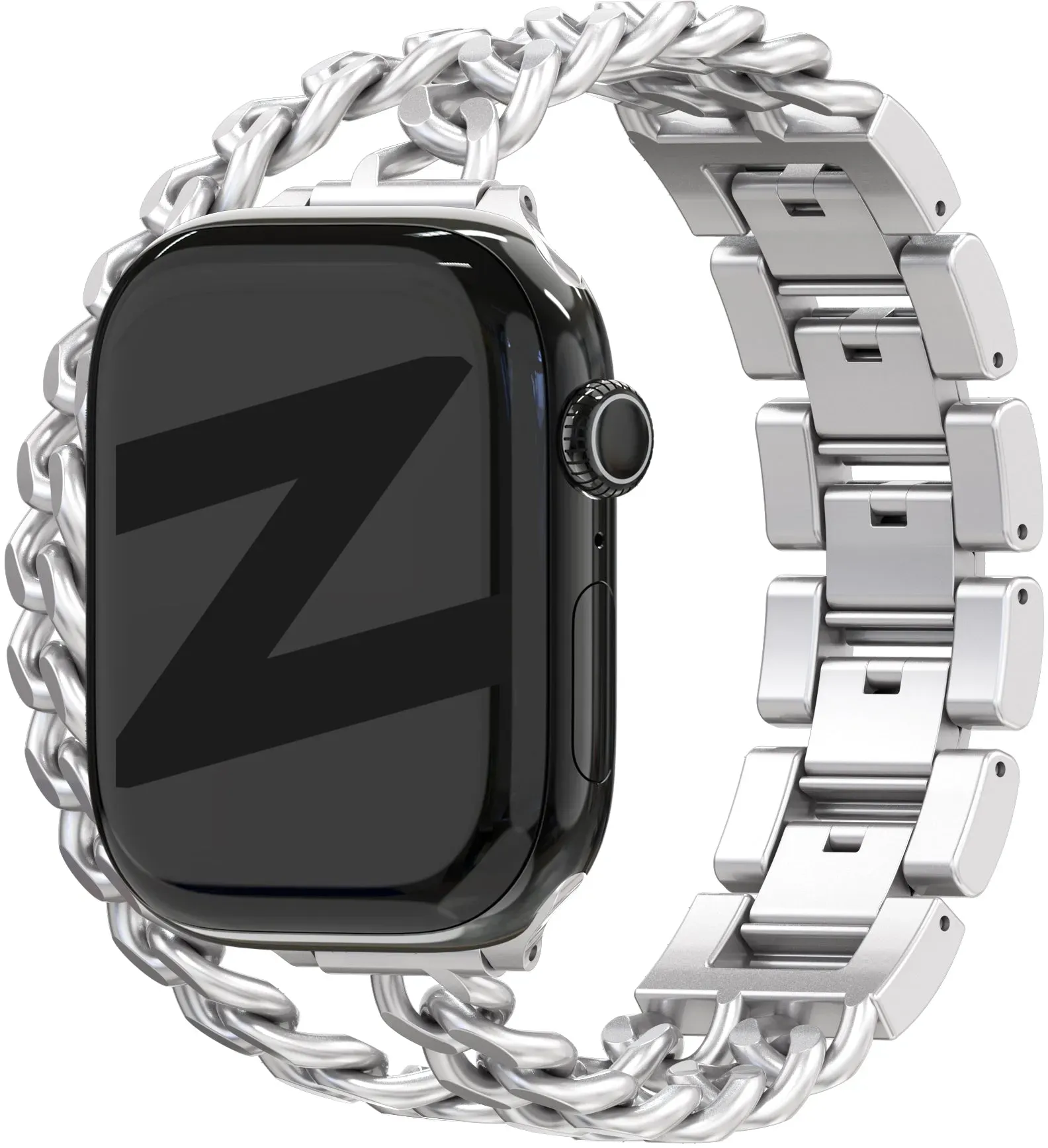 Bandz Apple Watch Armband Stahl 'Double Tour' für Apple Watch -  40mm - Polarstern - Clip Verschluss