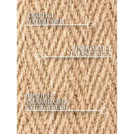 Villeroy & Boch Mirabelle Juteteppich 160 x 230 cm Beige/Gold