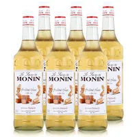 Monin Sirup Praline Nuss 1L - Cocktails, Kaffeesirup (6er Pack)