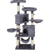 Wiltec Kratzbaum 145 cm grau