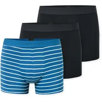 SCHIESSER Boxershorts 95/5 Multipacks schwarz/weiß/blau XL 3er Pack