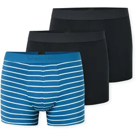 SCHIESSER Boxershorts 95/5 Multipacks schwarz/weiß/blau XL 3er Pack