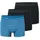 SCHIESSER Boxershorts 95/5 Multipacks schwarz/weiß/blau XL 3er Pack