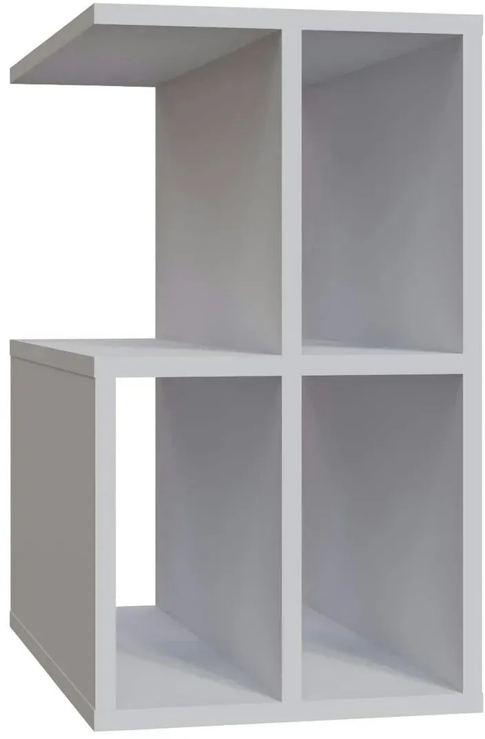 Skye Decor, Lauron- Lauron RTC, Weiß, Couchtische, 63,2x59,6x35,6 cm, 100% Melaminbeschichtete Partikelplatte