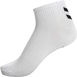 hummel hmlCHEVRON 6er Pack halblange Socken Weiß 46-48