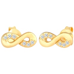 Elli DIAMONDS Infinity Diamant 0.06 ct. Liebe 585 Gelbgold OneSize Damen 