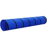 vidaXL Hundetunnel Blau Ø 50x300 cm Polyester
