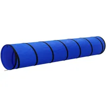 vidaXL Hundetunnel Blau Ø 50x300 cm Polyester