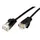Roline UTP DataCenter Patchkabel Cat.6A (Class EA), LSOH, slim, schwarz, 0,3 m
