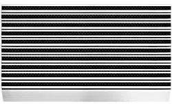 Fußmatte Professional Line Profi Brush Slim Schwarz Aluminium, Nylon 500 x 800 mm