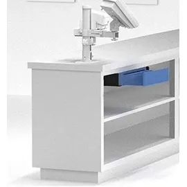 Blitzkasse Kassenlade iQCash350-Un RJ-11 35x40x10cm mit Untertischhalterung, Kassenschublade iQCash350 Montagehalterung RJ12/RJ11 Geldschublade