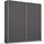 Rauch Schwebetürenschrank AURELIO 175 x 210 x 59 cm Grau