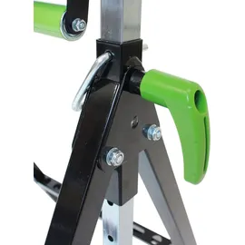 Trutzholm 2x Multifunktions-Arbeitsbock Rollenbock höhenverstellbar Klappbock V-Rollen 4 in 1