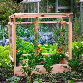 Dobar Tomatenhaus 116 x 71 x 120 cm Naturbelassen