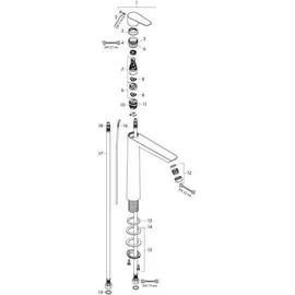 Hansgrohe Talis E 240 Einhandmischer polished gold optic 71716990