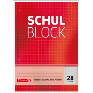 Brunnen Schulblock A4 Lineatur 28 50 Blatt
