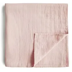 mushie Wickeltuch Musselin Rose Vanilla 120 x120 cm, 120x120 cm