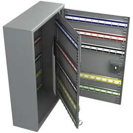 BASI Schlüsselschrank SS 100 PZ 2171-0199 Anzahl Haken 200 Grau (Metallgehäuse)