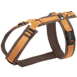 AnnyX Brustgeschirr Fun Hundegeschirr Braun S