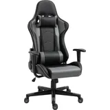 Vinsetto Ergonomischer Bürostuhl Gaming Stuhl Schwarz