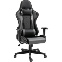 Vinsetto Ergonomischer Bürostuhl Gaming Stuhl Schwarz