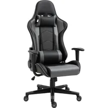 Vinsetto Ergonomischer Bürostuhl Gaming Stuhl Schwarz