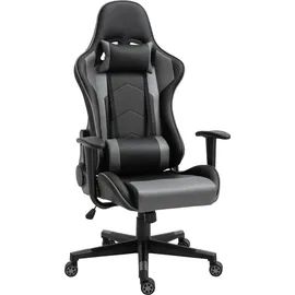 Vinsetto Ergonomischer Bürostuhl Gaming Stuhl Schwarz