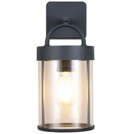 RL Außenwandleuchte Aluminium H 29 cm E27 anthrazit