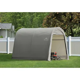 ShelterLogic Foliengerätehaus 9 m2 300 x 300 cm Grau