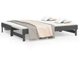 vidaXL Tagesbett 90 x 190 cm Grau