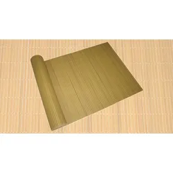Sichtschutz Windschutz Zaun Blende Balkon PVC 90x1000cm Bambus