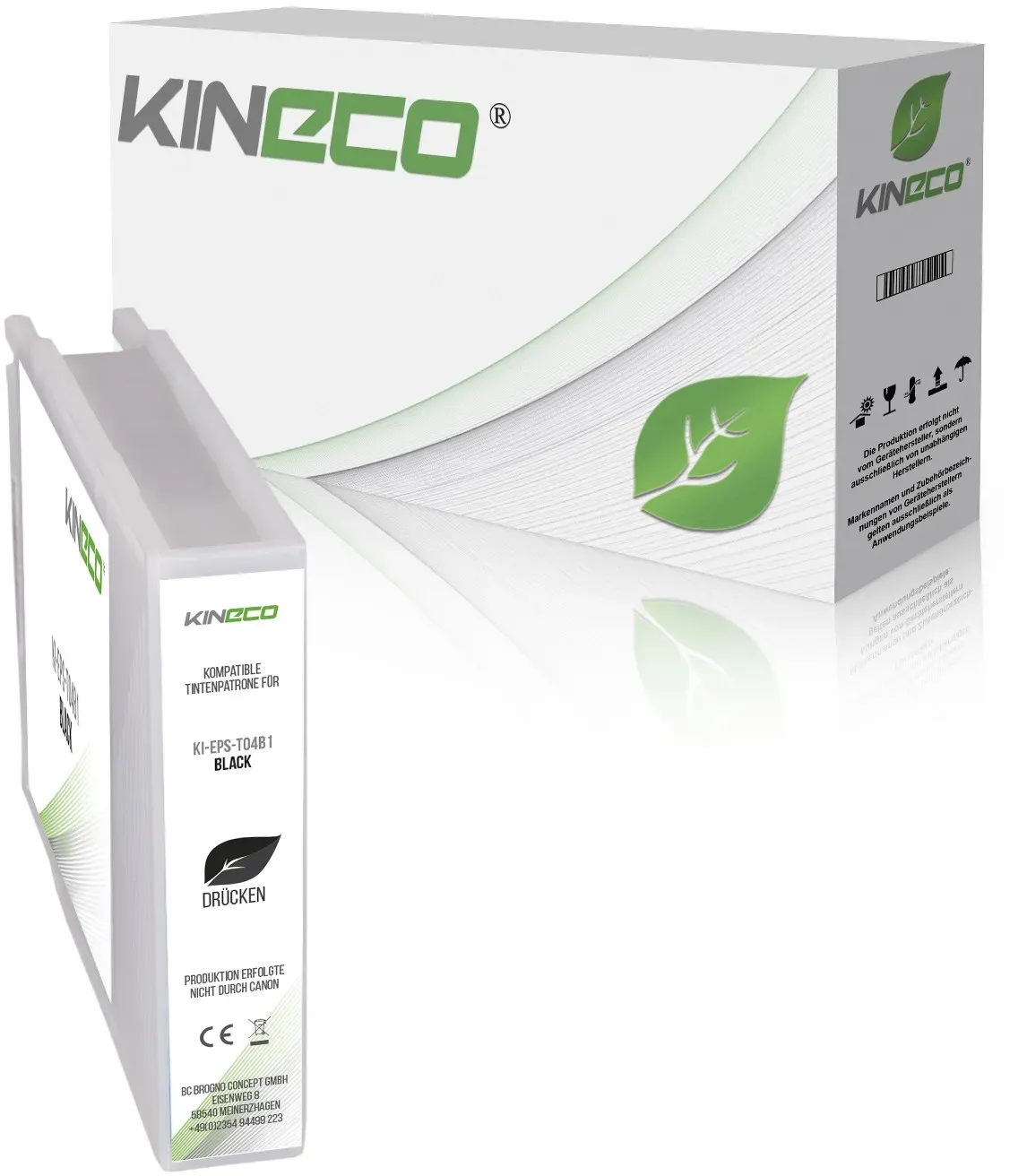 Tintenpatrone kompatibel zu Epson WF-C8690 C13T04B140 XL Schwarz