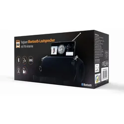 MÜLLER TRAGBARER BLUETOOTH LAUTSPRECHER MIT FM ANTENNE, SCHWARZ