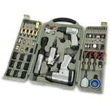 Eberth Druckluftwerkzeuge 71 tlg. mit 1/2" Schlagschrauber, 3/8" Ratschenschrauber, 150mm Meißelhammer und 6mm Geradschleifer, Druckluft Werkzeug mit 1/4" Druckluftanschluss und großem Zubehör
