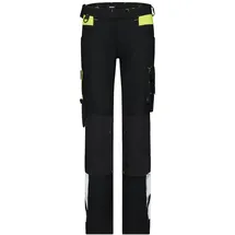 DASSY Warnschutz Stretch-Arbeitshose Women Canton PESCO41 Gr. 38 schwarz/neongelb