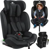 KIDIZ KIDIZ® Autokindersitz Premium Kinderautositz Gruppe 1+2+3, 9-36 kg 5-Punkt-Sicherheitsgurt, Autositz, Kindersitz, Einstellbare Kopfstütze, Mitwachsende Sitzerhöhung 1-12 Jahre, Stabil und Sicher