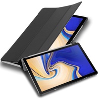 Cadorabo Tablet Book Cover Galaxy Tab S4 (10.5 Zoll) Tablethülle mit Auto Wake Up aus Kunst Leder Flip Klappbare Magnetische Hülle für Galaxy Tab S4 (10.5 Zoll) Tasche in Schwarz
