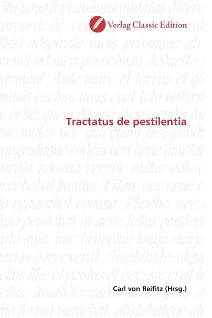 Tractatus De Pestilentia  Kartoniert (TB)