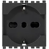 Vimar 0R19210 Steckdose 2P+T 16 A Universal, 250 V, Grau