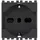 Vimar 0R19210 Steckdose 2P+T 16 A Universal, 250 V, Grau
