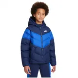Nike K NSW SYNFL HD JKT, MIDNIGHT NAVY/GAME ROYAL/W, S