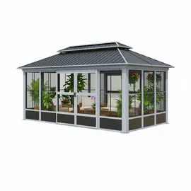Sojag Olan 1017 3,1 x 5 m inkl. Seitenteile Grau/Schwarz