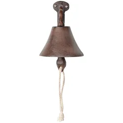 Haushalt International Türglocke Antik-Optik – Vintage-Deko aus Gusseisen, wetterfest