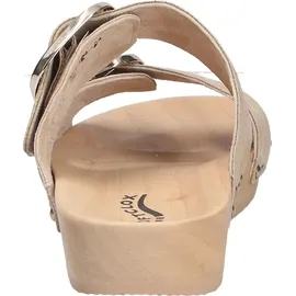 SOFTCLOX Damen Pantolette, beige, Größe 39